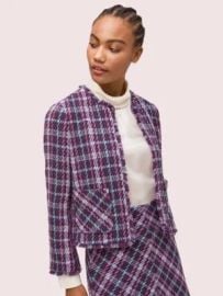 Plaid Tweed Jacket at Kate Spade