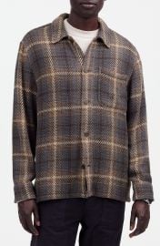 Plaid Twill Boxy Shirt Jacket at Nordstrom