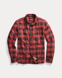 Plaid Twill Workshirt Ralph Lauren at Ralph Lauren