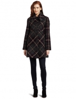 Plaid coat by Larry Levine at Amazon