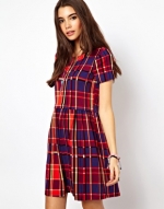 Plaid dress at ASOS at Asos