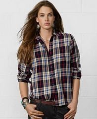 Plaid shirt by Ralph Lauren Denim and Supply at Macys