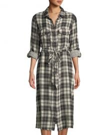 Plaid shirtdress at Last Call