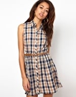 Plaid shirtdress at Asos