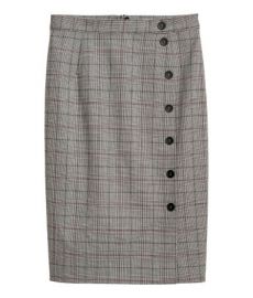 Plaid skirt at H&M