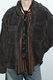 Plain Brooch Tie at Zara