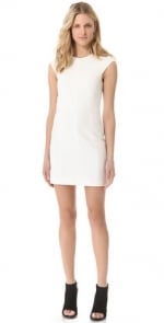 Plain white dress at Shopbop