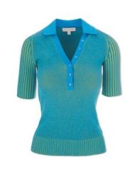 Plaited Polo Sweater by Aegean at Etcetera