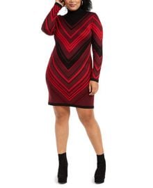 Planet Gold Trendy Plus Size Turtleneck Bodycon Dress   Reviews - Trendy Plus Sizes - Plus Sizes - Macy s at Macys