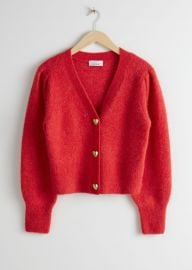 Playful Button Knit Cardigan at & Other Stories