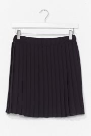 Pleat Don\'t Go High Waisted Mini Skirt at Nasty Gal