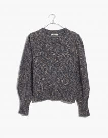 Pleat-Shoulder Pullover Sweater at Madewell