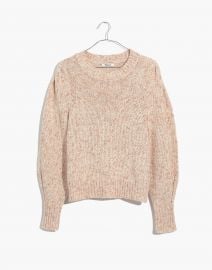 Pleat-Shoulder Pullover Sweater at Madewell