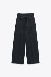 Pleated Belted Pants at Zara