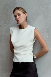 Pleated Crepe Top at Zara