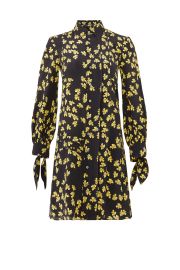 Pleated Floral Shirtdress by Derek Lam at Rent The Runway