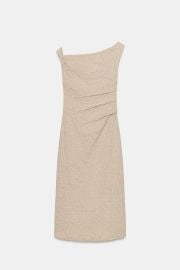 Pleated Jacquard Dress at Zara