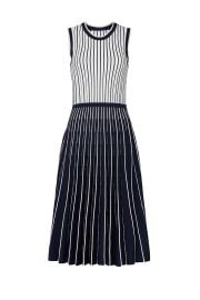 WornOnTV: Dylan’s striped sleeveless midi dress on Today | Dylan Dreyer ...