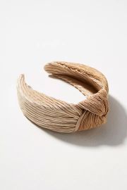 Pleated Knot Headband at Anthropologie