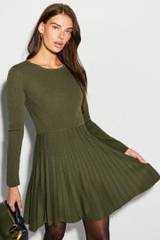 Pleated Long Sleeve Knit Mini Dress by Jason Wu x RTR Rent the Runway at Rent the Runway