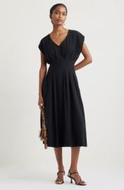 Pleated Midi Dress at Nordstrom Rack