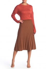 Pleated Midi Skirt at Nordstrom Rack