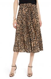 Pleated Midi Skirt at Nordsstrom