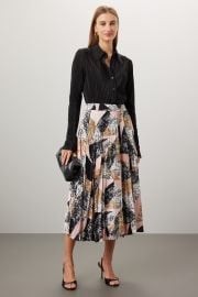 Pleated Midi Skirt by Club Monaco Rent the Runway at Rent the Runway