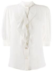 Pleated Ruffle Shirt by Givenchy at Farfetch