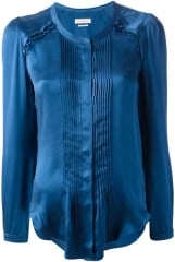 Pleated Satin Blouse by Isabel Marant at Yoox