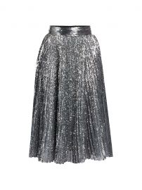 Pleated Sequin Midi Skirt by Dolce & Gabbana at Saks Fifth Avenue