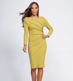 Pleated Sheath Dress - Gabrielle Union Collection at New York & Co