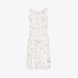 Pleated Silk Lace Dress: Women\'s Designer Dresses | Tory Burch at Tory Burch