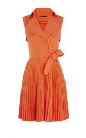 Pleated Trench Dress at Karen Millen