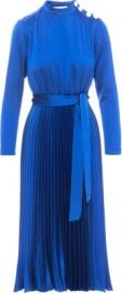 Pleated Viscose Midi Dress Nissa Wolf amp Badger at Wolf and Badger