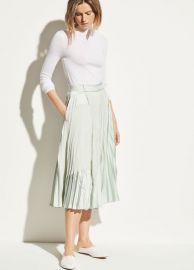 Pleated skirt at Vince