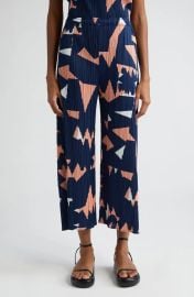 Pleats Please Issey Miyake Lucid Print Pleated Pants at Nordstrom