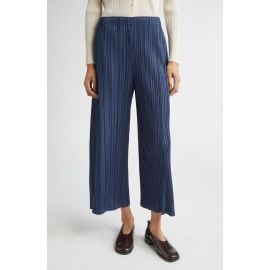 Pleats Please Issey Miyake Mellow Pleated Crop Pants at Nordstrom