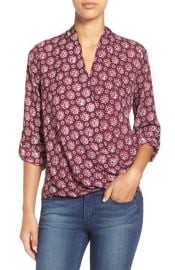 Pleione Faux Wrap Blouse at Nordstrom