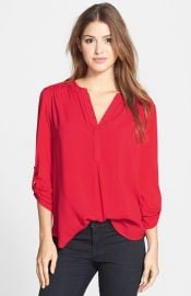 Pleione Mixed Media Tunic at Nordstrom