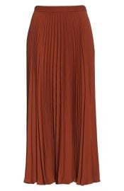 Plisse Silk Midi Skirt at Nordstrom