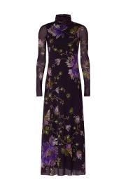 Plum Floral Dress by Fuzzi at Rent The Runway