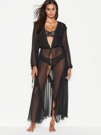 Plunge Ruffle Robe at Victorias Secret