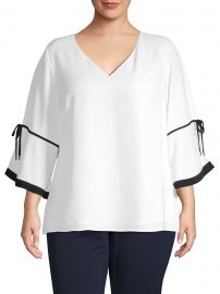 Plus Kimono-Sleeve Top at Saks Off 5th Avenue