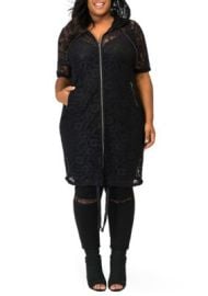 Plus Size Kenny Long Lace Elbow Sleeve Jacket at Belk