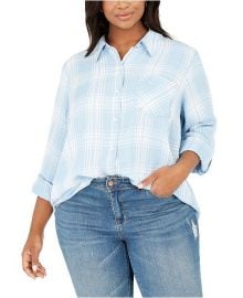 Plus Size Plaid Shirt at Macys