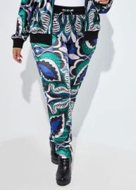 Plus Size Satin Track Pants 80s 2000 fashion Y2K Streetwear at Ashley Stewart