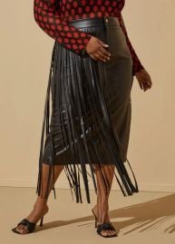 Plus Size Vegan Leather Skirt Plus Size Vegan Leather Skirt Set at Ashley Stewart