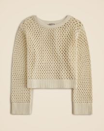 Pointelle Boatneck Sweater For Women JCrew at J. Crew