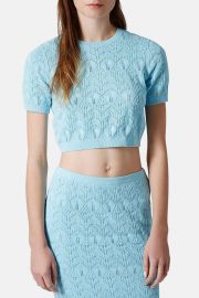 Pointelle Crop Top at Nordstrom Rack